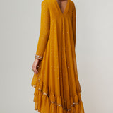 Mustard Dhoti Kurta Set
