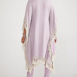 Lilac Chandelier Pearl Drop Kaftan Set