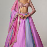 Mauve Multicolor Lehenga Set