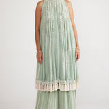 Mint Green Chandelier Drop Kurta Set