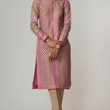 Mud Mauve Multicolour Kurta Set