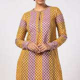 Mustard Multicolour Kurta
