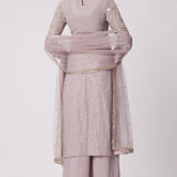 Ash Pink Straight Kurta Set