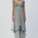 Crystal Grey Kurta Set