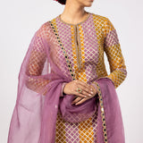 Mustard Multicolour Kurta Set
