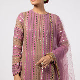 Mud Mauve Mirror Kurta Set