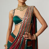 Cranberry Multicolour Saree
