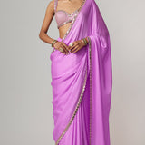 Mauve Saree Set