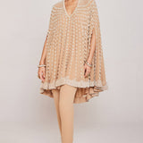 Beige Cape and Pants