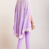 Lilac Pearl Cape with Pants