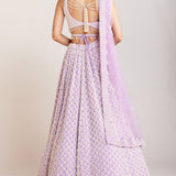 Lilac Pearl Drop Lehenga
