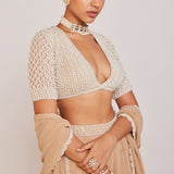 Pearl Embellished Lehenga Pant Set