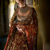 Bronze Gold Lehenga Set