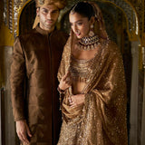 Bronze Sherwani Set