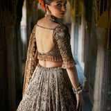 Copper Jade Lehenga Set