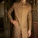 Gold Sherwani Set