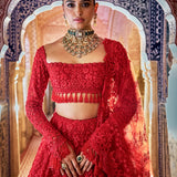 Red Lehenga Set