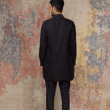 Black Shirt Cotton Kurta Set