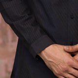 Black Shirt Cotton Kurta Set