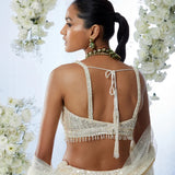 Ivory Sequin Lehenga Set