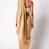 Iris Bustier with Masai Godet Sari