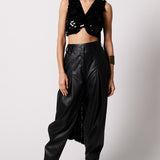 Leather Cargo Pants