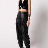 Leather Cargo Pants