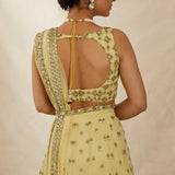 Yellow Shimmer Lehenga Set