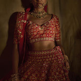Nakshatram Lehenga - Red