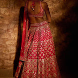 Mani Lehenga - Red