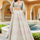 Gayaka Lehenga - Powder Blue
