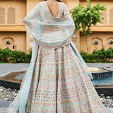 Gayaka Lehenga - Powder Blue