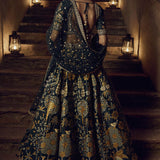 Kimaya Lehenga - Green