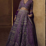 Gahina Lehenga - Purple