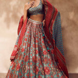 Mayai Lehenga - Blue