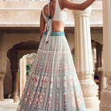Dua Lehenga - Cream