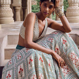 Dua Lehenga - Cream