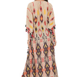 Mexico Print Silkmul Kaftan