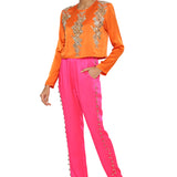 Amynah Orange and Pink Set