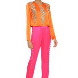Amynah Orange and Pink Set