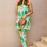 Aqua Kuno Tube Top Jogger Set