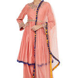 Tahira Coral Short Anarkali